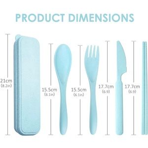Utensil Set, Reusable Utensils Set with Case